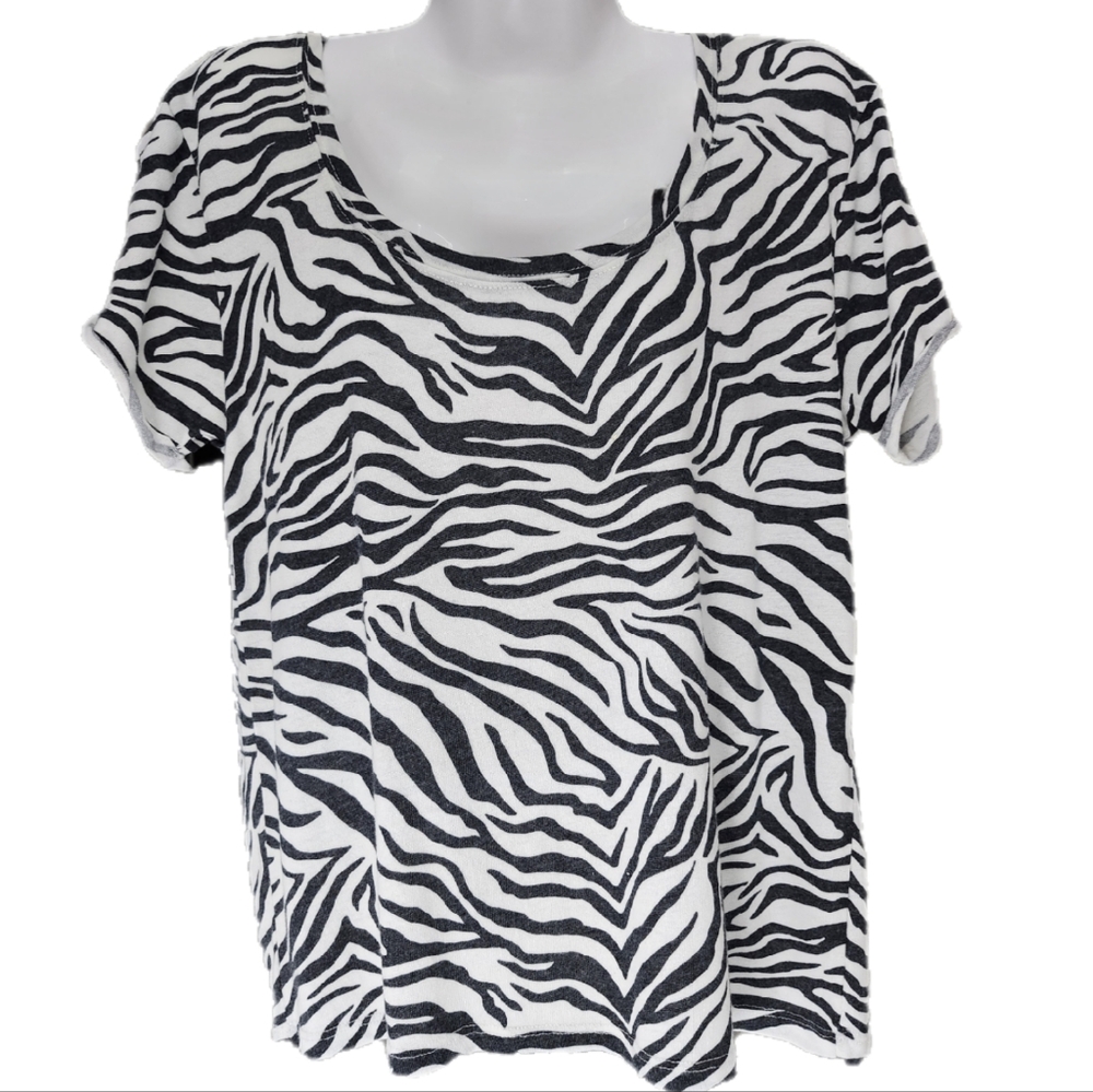 Zebra Print Blouse